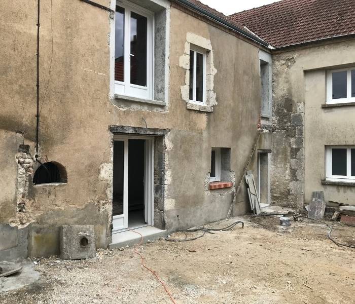 Beaugency maitre d'oeuvre création de 2 appartements