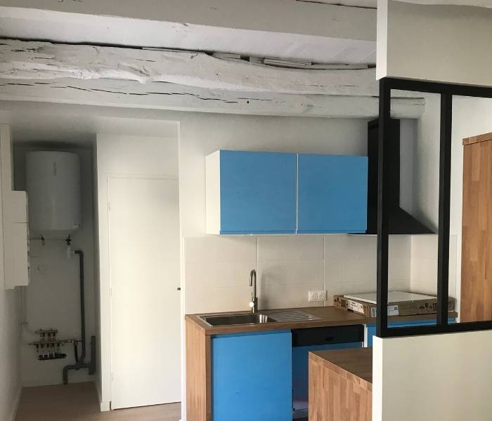 Beaugency maitre d'oeuvre création de 2 appartements