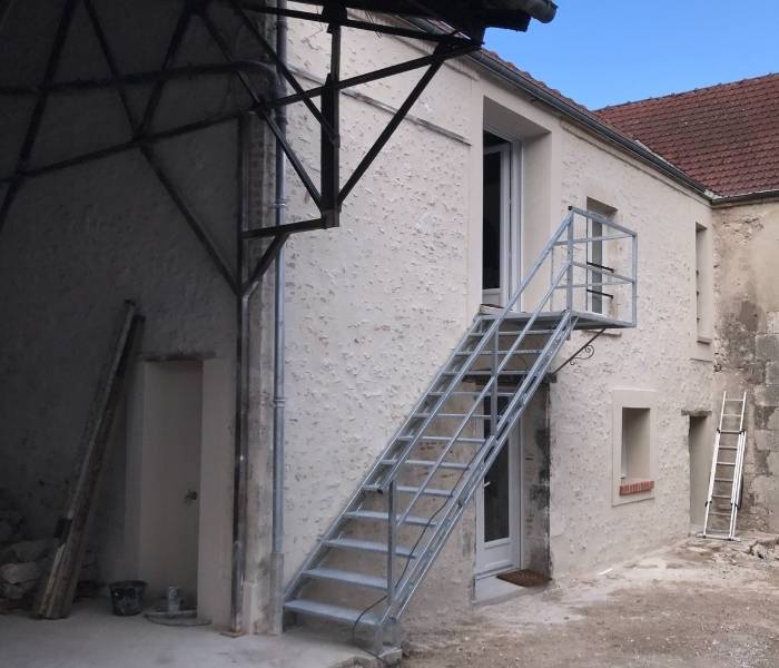 Beaugency maitre d'oeuvre création de 2 appartements