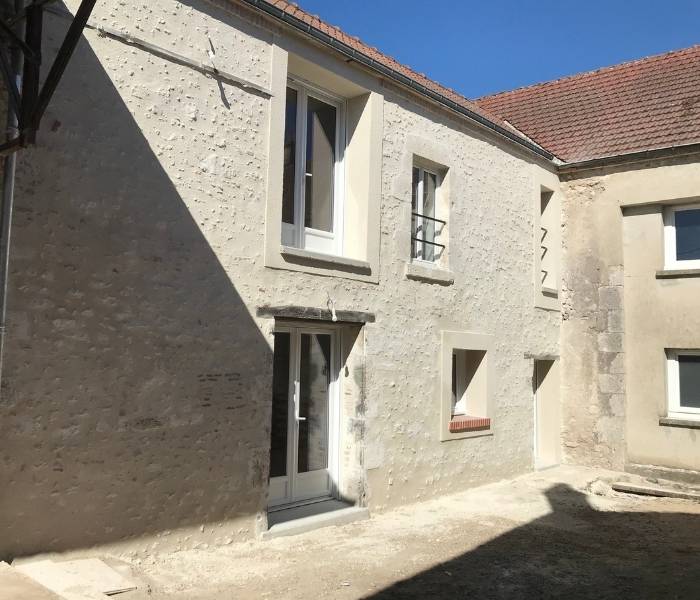 Beaugency maitre d'oeuvre création de 2 appartements