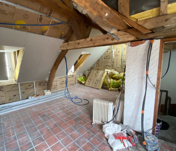Maitre d'Oeuvre Constans - Rénovation complète d'un appartement dans le centre historique d'Orléans