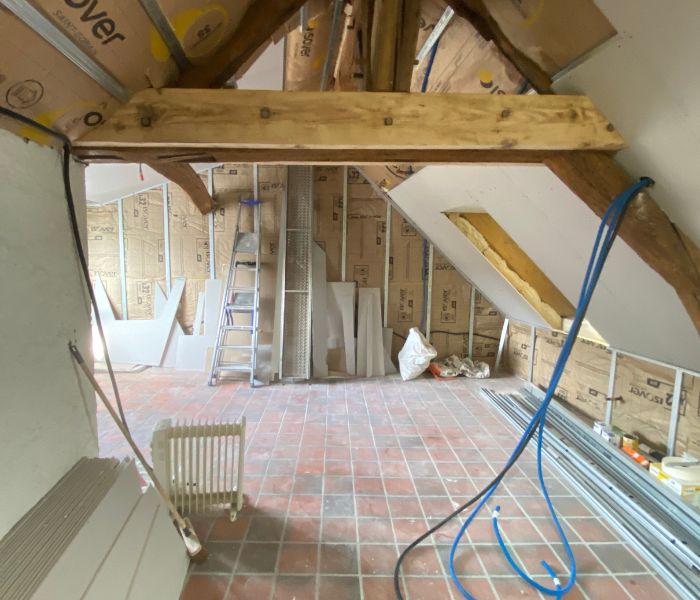 Maitre d'Oeuvre Constans - Rénovation complète d'un appartement dans le centre historique d'Orléans