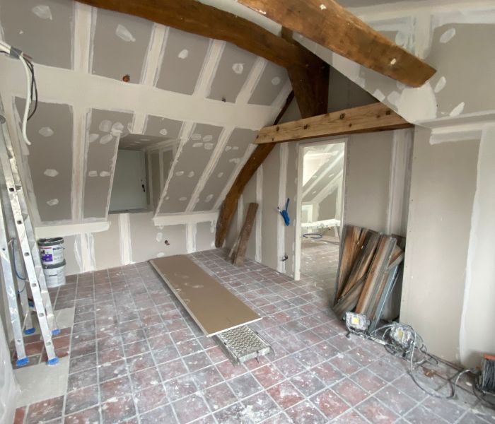 Maitre d'Oeuvre Constans - Rénovation complète d'un appartement dans le centre historique d'Orléans