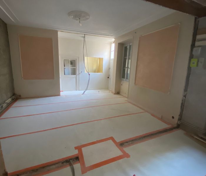 Maitre d'Oeuvre Constans - Rénovation d'intérieur d'une maison en centre ville de Beaugency