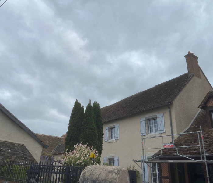 Maitre d'Oeuvre Constans - Rénovation extérieure d'une longère en Sologne - Maslives