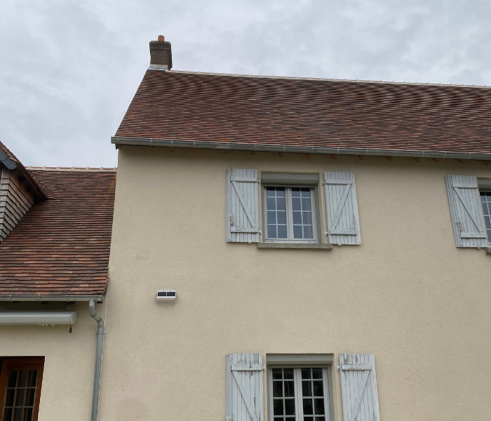 Maitre d'Oeuvre Constans - Rénovation extérieure d'une longère en Sologne - Maslives
