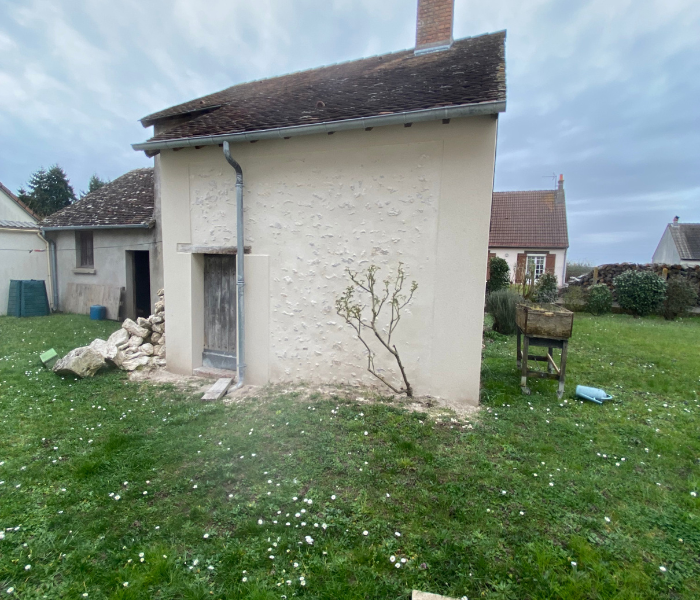 Maitre d'Oeuvre Constans - Rénovation extérieure d'une longère en Sologne - Maslives