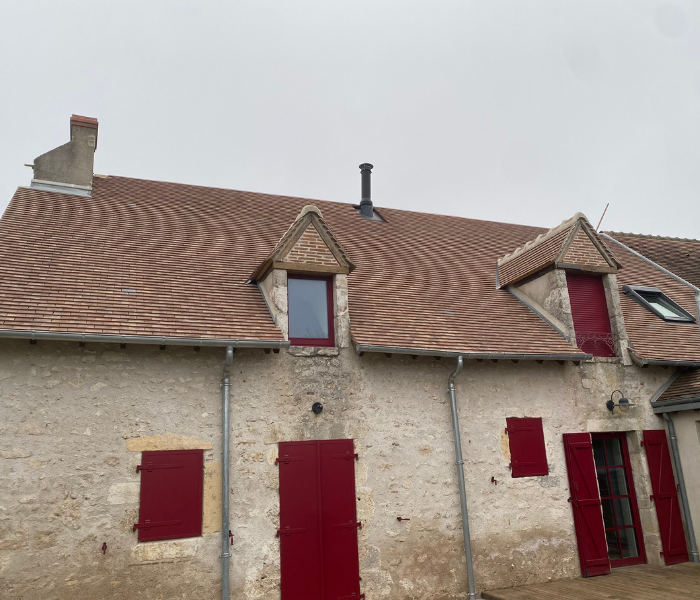 Maitre d'Œuvre Constans - reconstruction d'un garage et rénovation d'une couverture d'une habitation à Olivet
