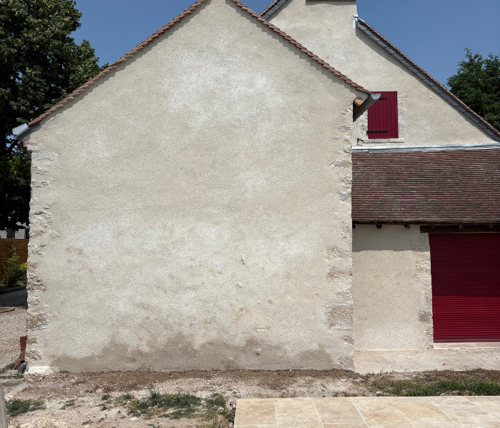 Maitre d'Œuvre Constans - reconstruction d'un garage et rénovation d'une couverture d'une habitation à Olivet