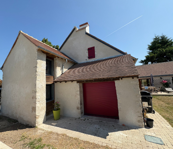 Maitre d'Œuvre Constans - reconstruction d'un garage et rénovation d'une couverture d'une habitation à Olivet