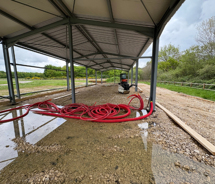 Construction d'un hangar de 240 m² en Sologne