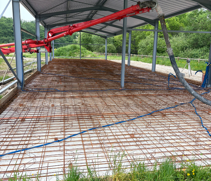 Construction d'un hangar de 240 m² en Sologne