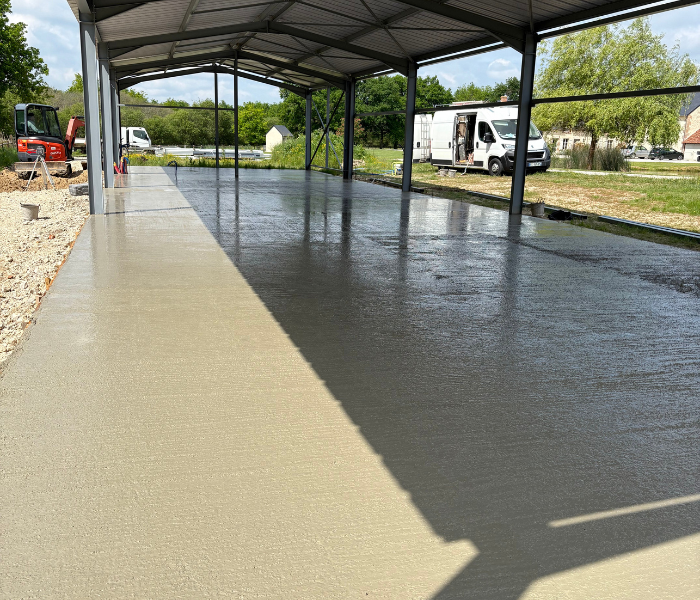 Construction d'un hangar de 240 m² en Sologne