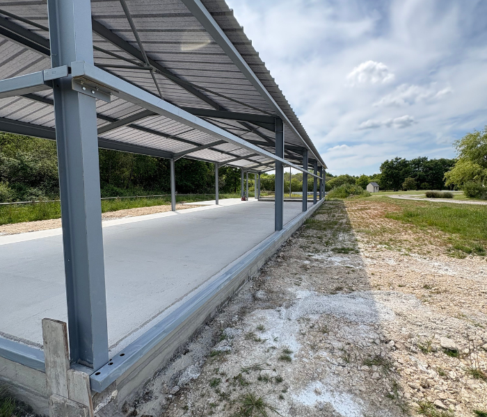 Construction d'un hangar de 240 m² en Sologne