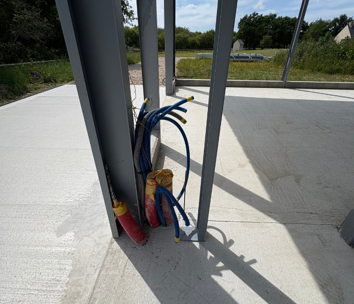 Construction d'un hangar de 240 m² en Sologne