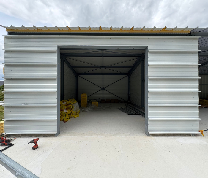 Construction d'un hangar de 240 m² en Sologne