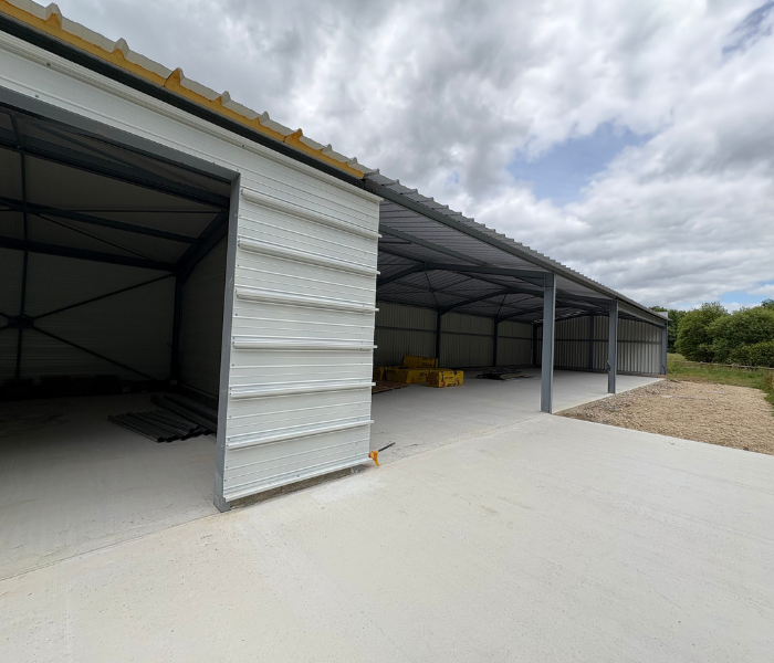 Construction d'un hangar de 240 m² en Sologne