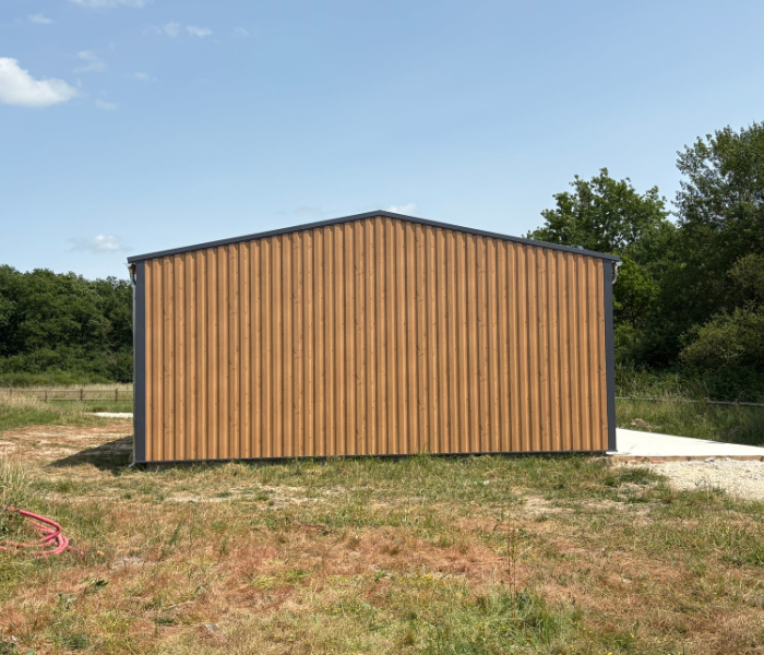 Construction d'un hangar de 240 m² en Sologne