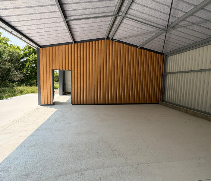 Construction d'un hangar de 240 m² en Sologne