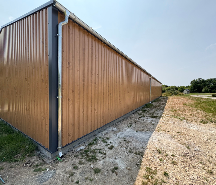 Construction d'un hangar de 240 m² en Sologne