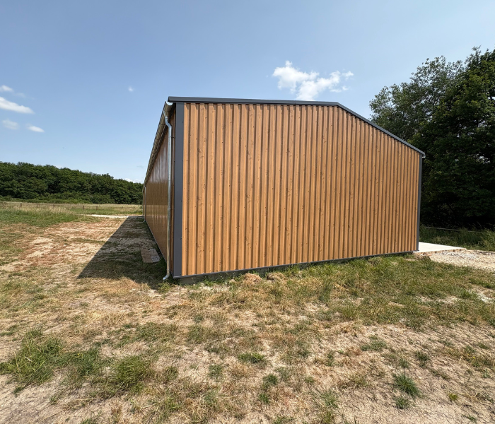 Construction d'un hangar de 240 m² en Sologne