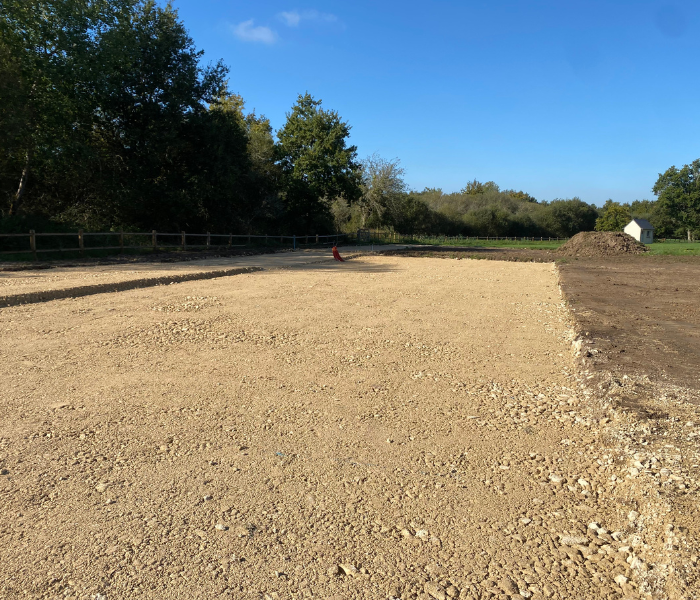 Construction d'un hangar de 240 m² en Sologne