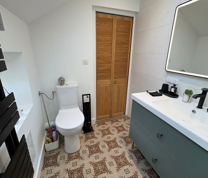 Réfection d'une salle de bain dans le Loiret