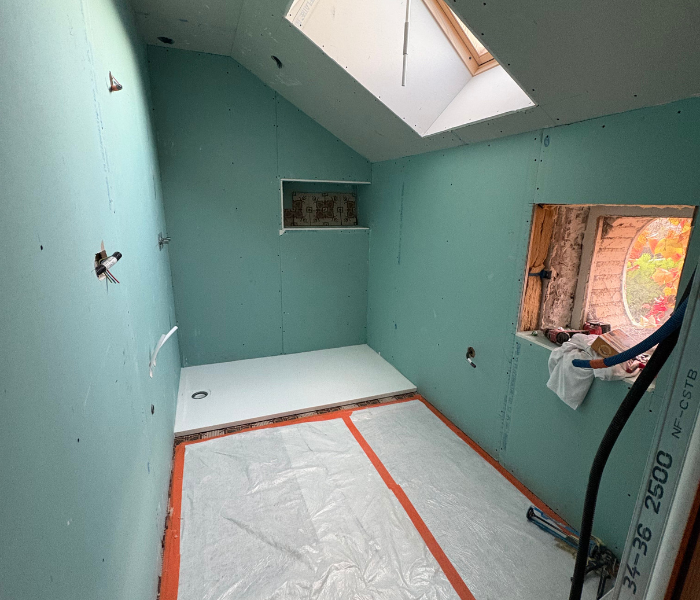 Réfection d'une salle de bain dans le Loiret