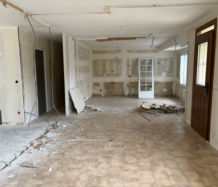 Rénovation intérieure d'une habitation à Meung sur Loire