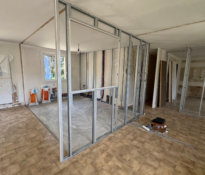 Rénovation intérieure d'une habitation à Meung sur Loire