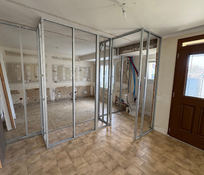 Rénovation intérieure d'une habitation à Meung sur Loire