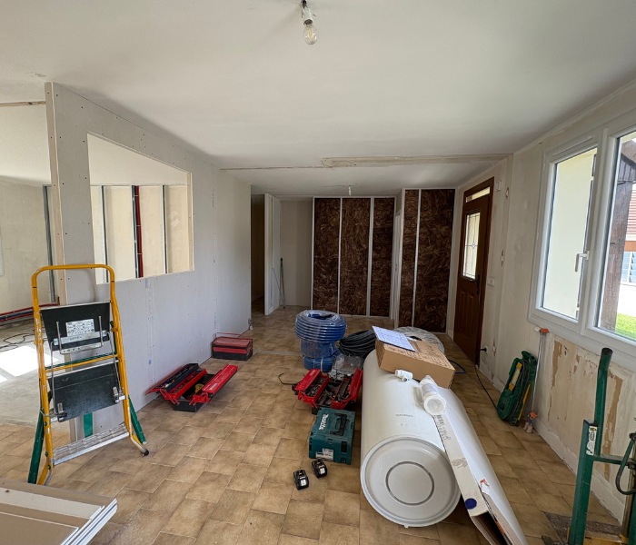 Rénovation intérieure d'une habitation à Meung sur Loire