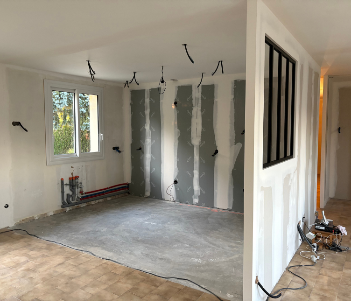 Rénovation intérieure d'une habitation à Meung sur Loire