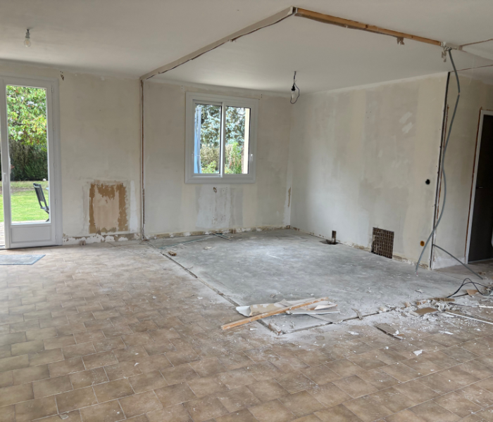 Rénovation intérieure d'une habitation à Meung sur Loire