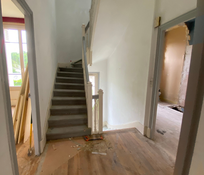 Rénovation et agrandissement d'une maison de maître en centre ville d'Orléans