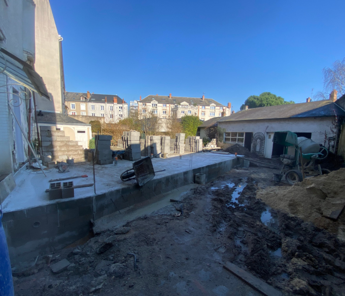 Rénovation et agrandissement d'une maison de maître en centre ville d'Orléans