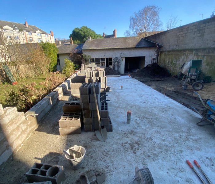 Rénovation et agrandissement d'une maison de maître en centre ville d'Orléans