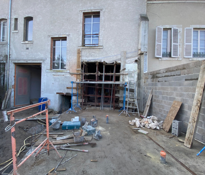 Rénovation et agrandissement d'une maison de maître en centre ville d'Orléans