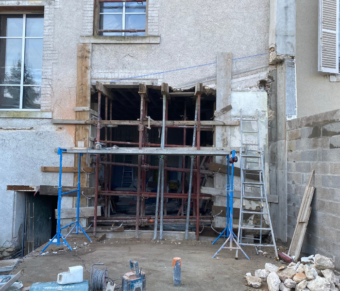 Rénovation et agrandissement d'une maison de maître en centre ville d'Orléans