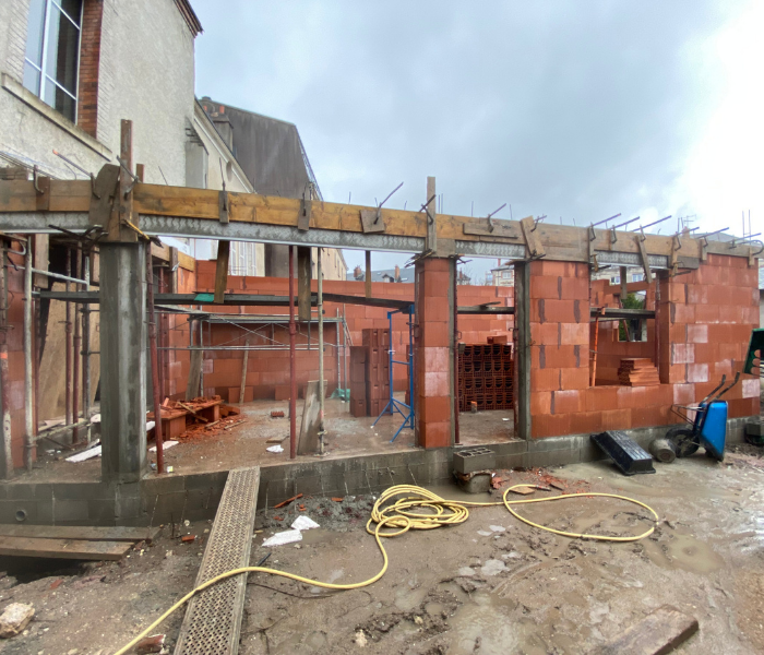 Rénovation et agrandissement d'une maison de maître en centre ville d'Orléans