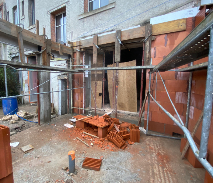 Rénovation et agrandissement d'une maison de maître en centre ville d'Orléans