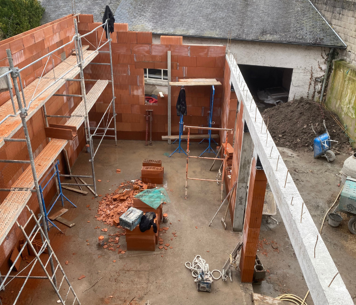 Rénovation et agrandissement d'une maison de maître en centre ville d'Orléans