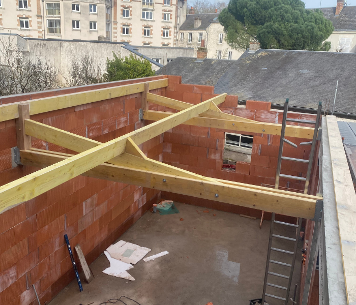 Rénovation et agrandissement d'une maison de maître en centre ville d'Orléans