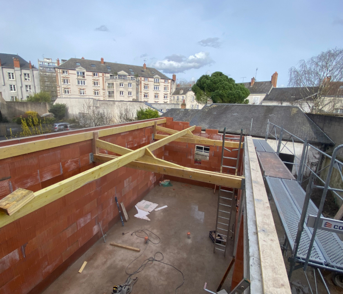 Rénovation et agrandissement d'une maison de maître en centre ville d'Orléans