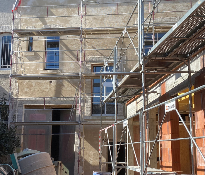 Rénovation et agrandissement d'une maison de maître en centre ville d'Orléans