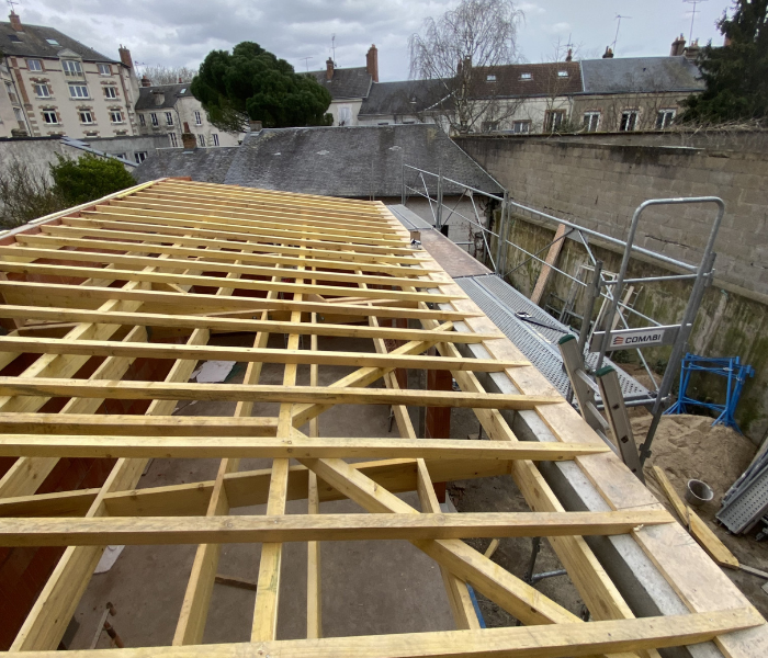 Rénovation et agrandissement d'une maison de maître en centre ville d'Orléans