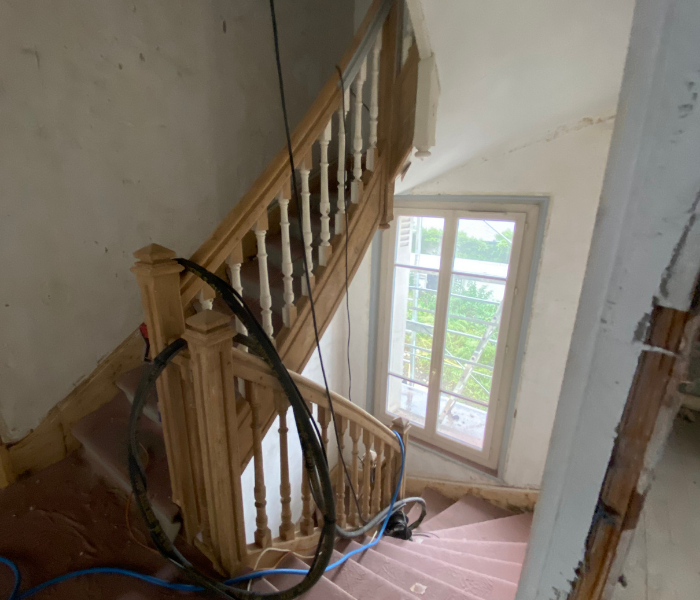 Rénovation et agrandissement d'une maison de maître en centre ville d'Orléans