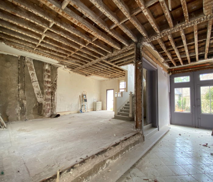 Rénovation et agrandissement d'une maison de maître en centre ville d'Orléans