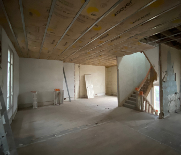 Rénovation et agrandissement d'une maison de maître en centre ville d'Orléans