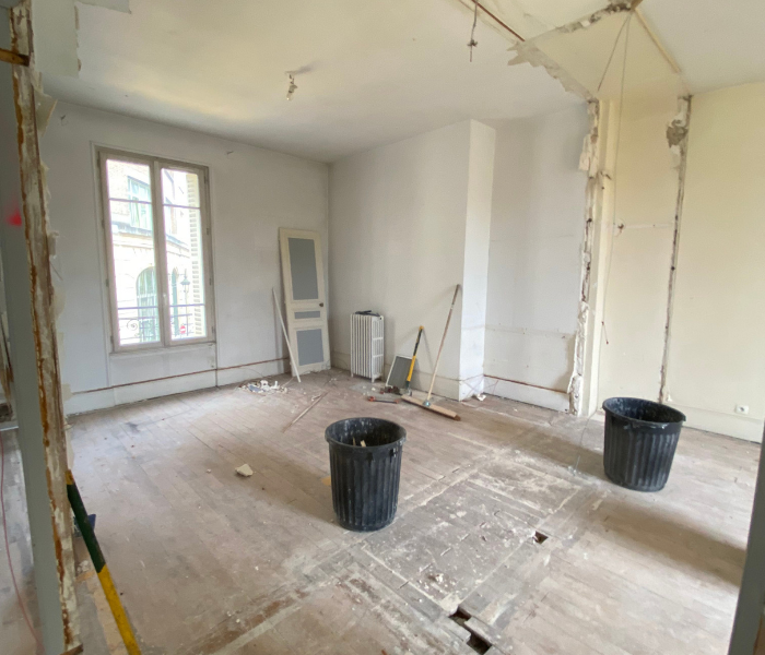 Rénovation et agrandissement d'une maison de maître en centre ville d'Orléans